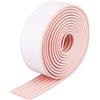 OLYCRAFT 5m Rosa Cuscini per Scale A Castello 80mm di Larghezza Cuscini per Scale di Ricambio per Letto con Copertura Adesiva per Scale 8mm di Spessore per Gradini per Scale Protezioni per Angoli