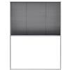 vidaXL Zanzariera Plissettata per Finestre Alluminio 60x80 cm Barriera Zanzare