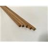 Hobby Legno Listello in legno di rovere massiccio piallato 4 lati lunghezza cm. 80 (Rovere mm.5x5x800 pz.20 mt. 16)