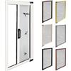 TENDEEVOLUTION - Zanzariera Porta Finestra Apertura Laterale Scorrevole in Alluminio Misure e Colori Personalizzabili. Zanzariera Rullo Porta Finestra Balcone Esterno