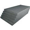 ITALFROM - Pannelli Isolanti Termici per Interni di Polistirene Espanso Sintetizzato (EPS con GRAFITE) Pannelli Coibentati per Coperture, Tetto, Parete in Polistirolo (Pack da 5, 100x50x4 cm)