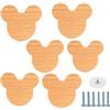 Yeandshi Maniglie Per Mobili In Legno Per Camerette Per Bambini, Maniglie Per Mobili Da 6 Pezzi, Maniglie Per Cassetti In Diverse Forme Di Animali Con Viti, Maniglie Per Ante Di Armadi Per Bambini.