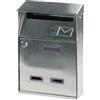 PEBSHOP CASSETTA POSTALE PER ESTERNO ACCIAIO INOX L. 21 x P. 8,5 x H. 33 cm.