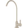 XDSMB Rubinetto per Depuratore Acqua Cucina Monoforo Rubinetto Acqua Fredda Collo di Cigno Girevole 360°,Colore Della Farina D'avena