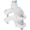 iplusmile Morsetto a Sella Di Scarico a Innesto Rapido 1/4 Pollice Accessorio Per Filtri Acqua Ro Per Impianti Sottolavello Resistente in Pom Per Collegamento Tubo Scarico