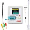 MINING Misuratore di capacità, LCR-T7 T7-H Transistor Tester TFT Diodo Triodo Misuratore di capacità LCR ESR Misuratore NPN PNP MOSFET IR Multimetro multifunzione Tester,Componente Del Ponte Elettrico(TC-T7