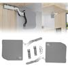 Evotrade Braccetto per Ante a Ribalta Verso Alto (LIFT SYSTEM) Sistemi per Sportelli Cucina Braccetti Per Sollevamento Sportelli Con Montaggio Senza Cerniere (Portata 2.5-3.5kg)