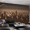 XLMING 3d metallo striscia verticale high-end luce decorazione di lusso club bar anteriore sfondo muro hotel ris Carta da parati Murales poster murale Soggiorno camera letto minimalista sfondo-200cm×140cm