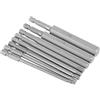 KUIDAMOS Set di punte per cacciavite per chiave a brugola 8 pezzi, punta per cacciavite esagonale, codolo esagonale 1/4 di pollice, H2.5, H3, H4, H5, H6, H8, H10, H12, per chiave a mano e trapani elettri