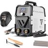 STAHLWERK Saldatrice ad elettrodo ARC 200 Synergic Pro Digitale - Set completo - MMA fino a 200 A, saldatura senza gas, Inverter Lift-TIG, Hotstart, Anti-stick, Smart Cooling