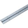 Gedotec Cerniera per pianoforte da avvitare | Cerniera per porta arrotolata | Cerniera per porta in alluminio grezza | 1500 x 32 mm | STABILO