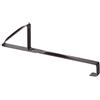 Euroshoppingonline 10 Fermaneve gancio per tegola in cemento In lamiera zincata e verniciata h270 mm Marroni