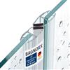 Bagnoxx 2x guarnizione magnetica doccia 2 m per box, vetro 8 mm, 90° & 180°, trasparente, per porta battente o scorrevole
