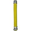 HM | Giunto Gas Flessibile per Caldaia MF 1/2 e 3/4 | Rivestito Giallo Estensibile | Lunghezze da 130 a 420 mm | Guarnizioni Incluse | Connessione per Impianti Riscaldamento (MF 1/2 220x420 mm)
