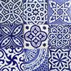 Casa Moro Piastrelle orientali Mix 10 x 10 cm blu bianco confezione da 9 piastrelle marocchine dipinte a mano patchwork artigianato marocco piastrelle da parete per bella cucina doccia bagno HBF8400