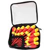 Asixxsix Set di cacciaviti, 10 pezzi Set di cacciaviti isolati da 1000 V Set di cacciaviti per elettricisti professionali Set di strumenti per elettricisti isolati portatili Cacciavite a croce