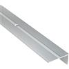 DQ-PP Profilo angolare | Dimensioni profilo - 40 mm x 20 mm forato con viti | argento | 100 cm | alluminio | 1 m | barra angolare | profilo di chiusura | profilo per scale | Guarnizione per scale