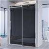 OLIMPO DOCCE Porta doccia scorrevole fumè anticalcare 195h 8mm EUCLIDE - 120