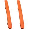 DSWZLQDXB 2 pezzi Maniglioni per Armadio Colorato Pomelli per Mobili Camera bambini Maniglia per guardaroba Tiretti del cassetto Profili in lega di zinco Manopole Maniglie tirare (Hole Distance 96mm,orange)