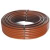 Suinga Tubo di irrigazione a goccia da 16 mm | Tubo irrigazione a goccia ogni 50 cm, tubo gocciolante da 100 metri | Kit irrigazione a goccia marrone per giardini, terrazze, orti e vasi