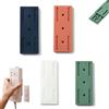 MROWCA Self-Adhesive Desktop Socket Fixer,No Trace Self-Adhesive Row Plug Retainer,Premium Punch-Free Wall-Mounted Power Strip Holder Mount for Power Strip,Router etc (4Pcs)