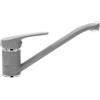 Granitan - Rubinetto da cucina ROX - Miscelatore monocomando - grigio - beccuccio girevole a 360° - testa in ceramica - granito/metallo - H. 13 cm - Include kit di montaggio e cavi di collegamento