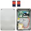 Dieffematic QUADRO DI COMANDO ELB 24 CANCELLO BATTENTE 2 MOTORI 24v BASSA TENSIONE + 2 EQUO