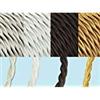 PEBSHOP Cavo Treccia elettrico rivestito in tessuto (3x0,75 - Oro - Rotolo 10 mt.)