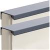 AGINOS Maniglie da Cucina Blu 2 Maniglie per Porte per Mobili Maniglie a Scomparsa per Armadio per Guardaroba Camera da Letto Bagno, Lega di Alluminio (Length 300mm)