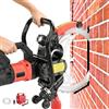 ZEEKYFOR 9500W Sega Elettrica per Calcestruzzo, Sega Anulare ad Alta Frequenza, Tagliamuri con 2 Lame-Sega, Profondità di Taglio 30cm, Taglio Senza Polvere, per Tagliare Pietra, Mattoni, Motore a Spazzole