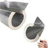 Generico Isolante Tubi per Impianto di Riscaldamento, Guaina di Isolamento per Tubi Scarico Clima Linee di Acqua Calda e Fredda, Guscio Tubolare Schiuma, Autoadesivo, D 65mm x Sp 15mm(20mm,133mm)