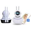 Di Tutto Per Tutti® KIT 2 Telecamere IP CAMERA WI-FI HD 720p Motorizzata infrarossi Allarme Movimento Ambiente Interno con App YOOSEE