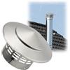 Generico Comignolo Canna Fumaria 110 Mm/160 Mm/200 Mm/250 Mm/300 Mm Cappello Del Camino In Acciaio Inox 304, Copertura Per La Pioggia Del Tetto, Tappo Rotondo Di Sfiato(300 mm-11.8 in)