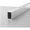 Inbagno Profilo Di Compensazione Per Box Doccia Linea Ted Adattatore Parete Universale Spessore 2 X 3,7 Cm Altezza 200 Cm Finitura Cromato