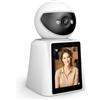 OBA SRIHOME SH053 PTZ Camera, 4MP FHD, schermo 2,8 pollici, videochiamate bidirezionali Rilevamento umanoide,Night Vision