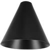 Garneck Paralume Decorativo Forma Nero in e da Lampada Tavolo Ferro a per o Industriale Cono Vintage Resistente Dettagli Intagliati, per Stanza Studio