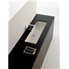 Art Ceram Lavandino Lavabo Sottopiano Moderno modello Gea in Ceramica Bianco 90x33 cm