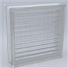 Fuchs Design Blocco di vetro design Incrociato chiaro lucido 19x19x5 cm - 8 pezzi