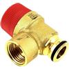 Mondo Viro Valvola di sicurezza con o ring 3 bar TWIN000042 ricambio compatibile per caldaie Baxi