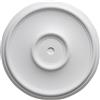 MASTERBRICO Rosone Lampadario Soffitto MASTERBRICO - Rosoni in Polistirolo Decorativi per Soffitto e Pareti, Rosone Elegante per Lampadari, Leggero e Facile da Applicare con Colla Inclusa (35 cm - A001)