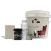 Nikkolor Kit Microcemento 8m² per Pavimenti e Pareti - Copre Piastrelle Senze Demolire - Finitura Opaca - Argilla Gialla