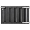 vidaXL Cancello da Giardino in WPC 100x60 cm Grigio