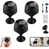 Godemmio Camtrix - Mini telecamera spia 1080p Full HD, WiFi, per la sicurezza domestica, telecamera nascosta, piccola telecamera portatile per bambini, per interni ed esterni (3 pezzi)