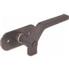 Ama Maniglia Destra per Finestrino Trattori con Flangia di Fissaggio Zincata a 2 Fori - Installazione Semplice e Presa Ergonomica per Uso Agricolo, Made in Italy