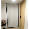 NMKSYX Porta A Libro Bianca Porte A Soffietto Interne In Alluminio A Soffietto, Altezza 180 190 200 210 Cm, Porta A Libro Scorrevole Invisibile Per Bar/Mansarda(60x190cm)