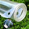 tow000ack Telo di Protezione Telone Impermeabile Esterno in PVC Trasparente 0,35mm Spessore,Copertura Multifunzione per Mobili da Giardino,Gazebo,Barche,400g/㎡,Compreso Corde (290cm x 200cm)