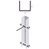 Generico MARRA EDILE PALO TESTATA 50X45 MM PALI VIGNETO RECINZIONE ACCIAIO ZINCATO H 250 CM