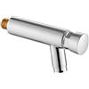 Whyzsjnclg Rubinetto per montaggio a parete Rubinetto con chiusura automatica a un foro Risparmio acqua freddo Rame Lavabo pubblico Press Delay Cucina Bagno Giardino Patio Lavello, Parete