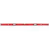 PRO800 Livella a Bolla 200cm con Profilo Ergonomico - ERS+ (Easy Reading System) Livella bolla e precisa con tappi di chiusura antiurto - Colore Rosso