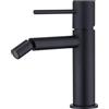 NOLUXA IMEX - Rubinetto Bidet Nero Opaco | Rubinetto Monocomando Bidet Bagno | Rubinetto Bidet con Miscelatore Acqua Calda/Fredda | Rubinetteria Bidet | Facile Installazione | Serie Monza